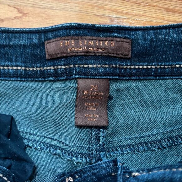 THE LIMITED Women's Blue and Navy Jeans - Picture 2 of 6